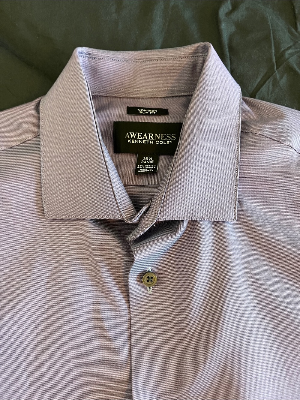 Kenneth Cole Lavender Dress Shirt - Modern Spread Collar